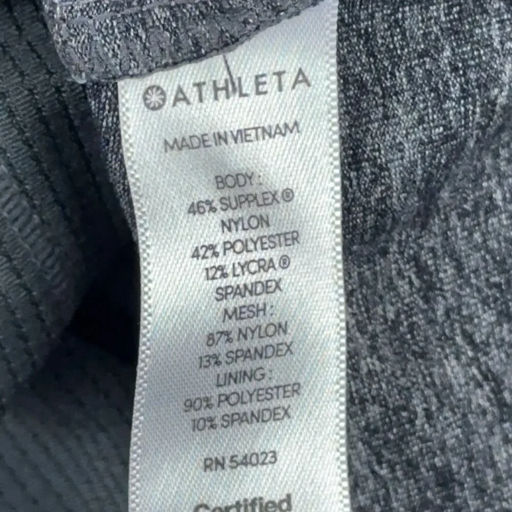 Athleta Metro Downtown Skort Womens Size XL Heathered Gray Pockets Tennis Golf